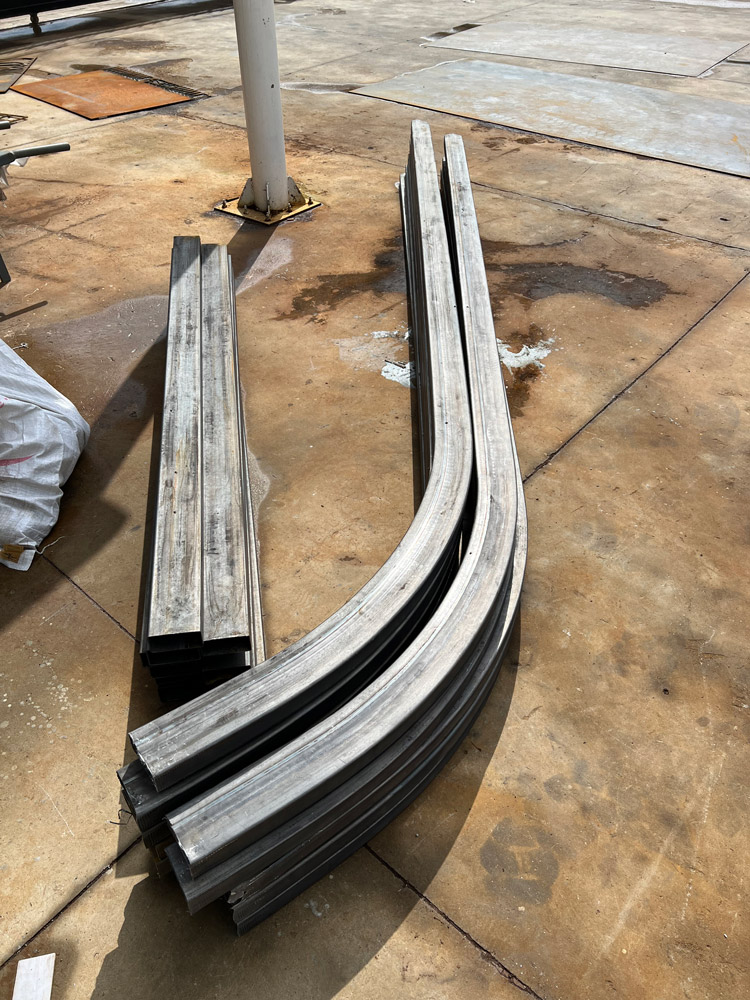 方管鋼材直角拉彎