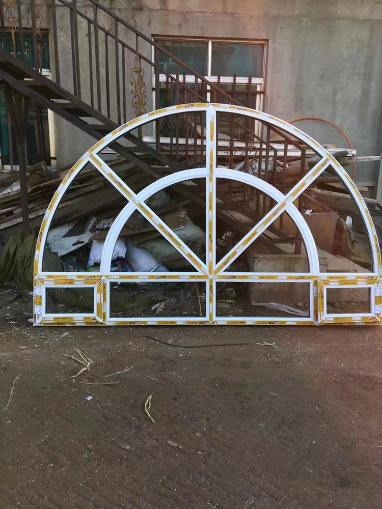 半圓塑鋼型材拉彎